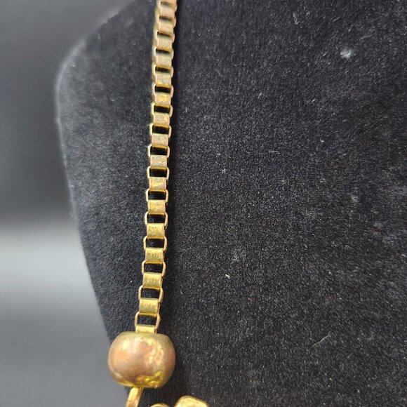 Brutalist Style Chunky Wire Necklace with Agate Type Minerals - Picture 8 of 10